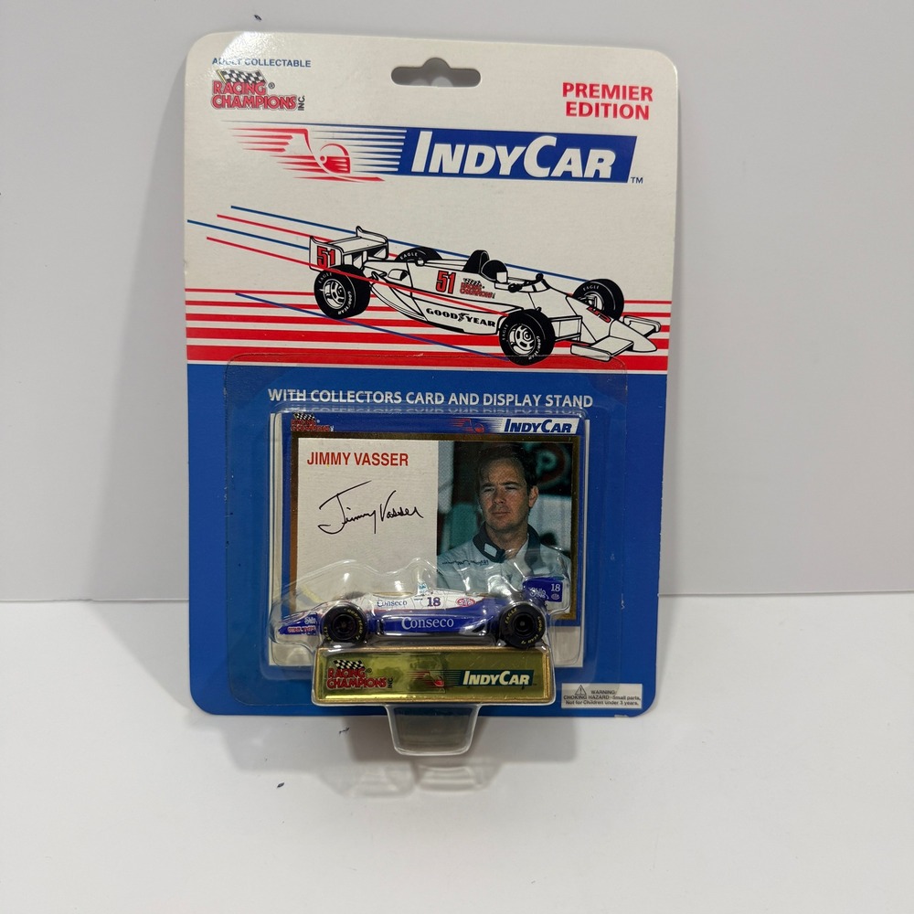 Racing Champions IndyCar Unisex 1:64 White New Jimmy Vasser 18 Conseco Die-Cast